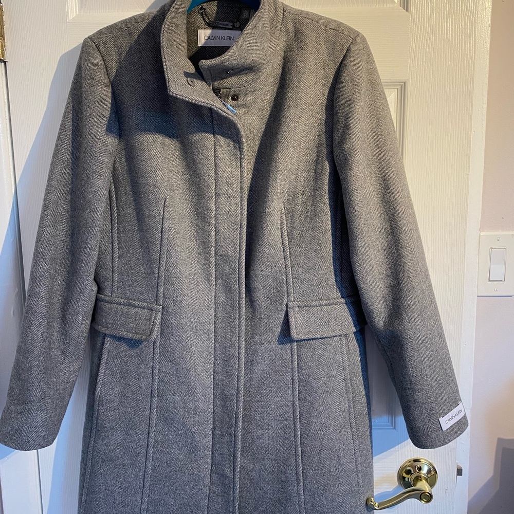 Calvin Klein grey Coat